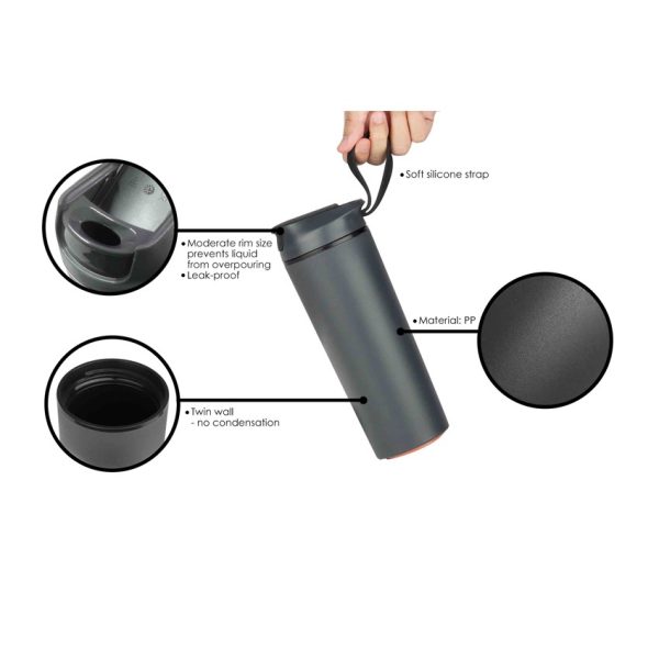 Matte Suction Bottle (450ml)