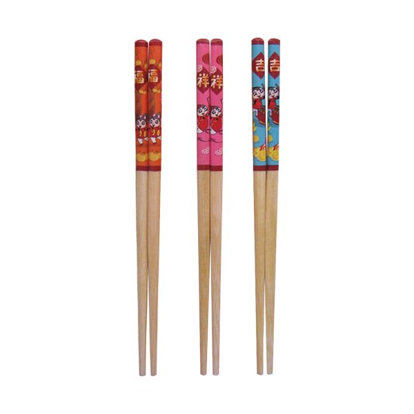 Customised CNY Bamboo Chopsticks