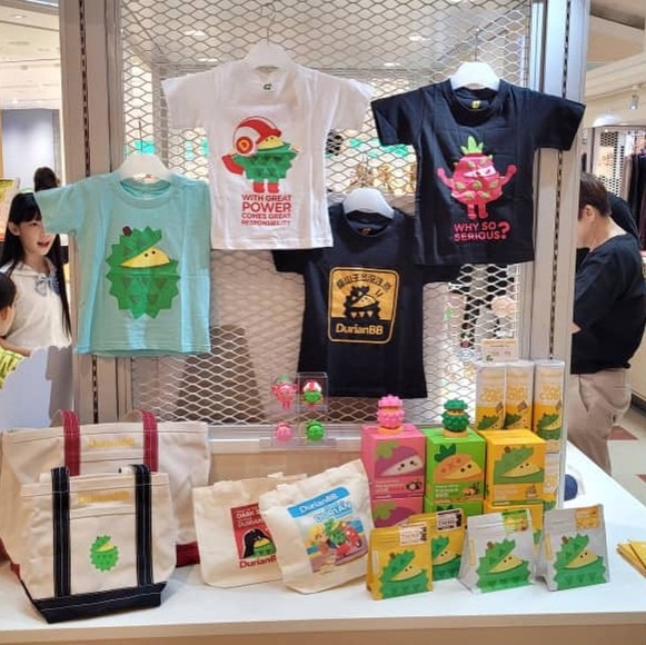Durian BB branded merchandise