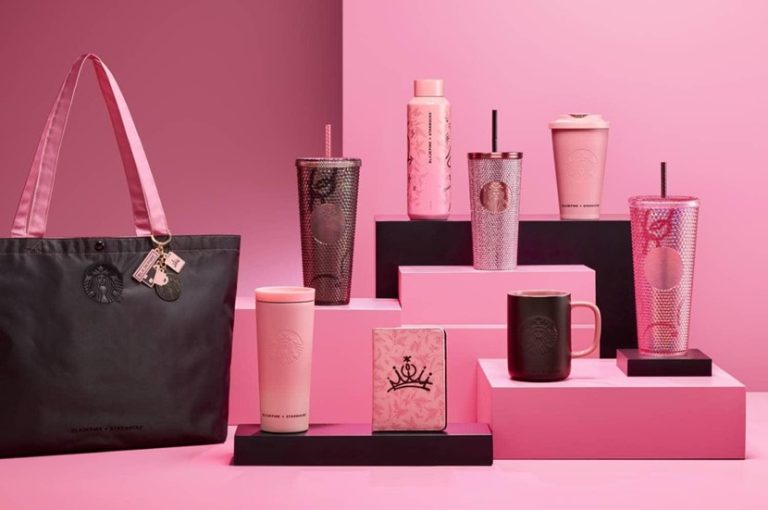 Starbucks and BLACKPINK merchandise