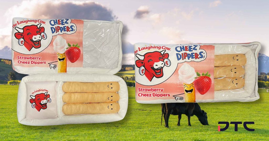 Laughing Cow lifesized plushies