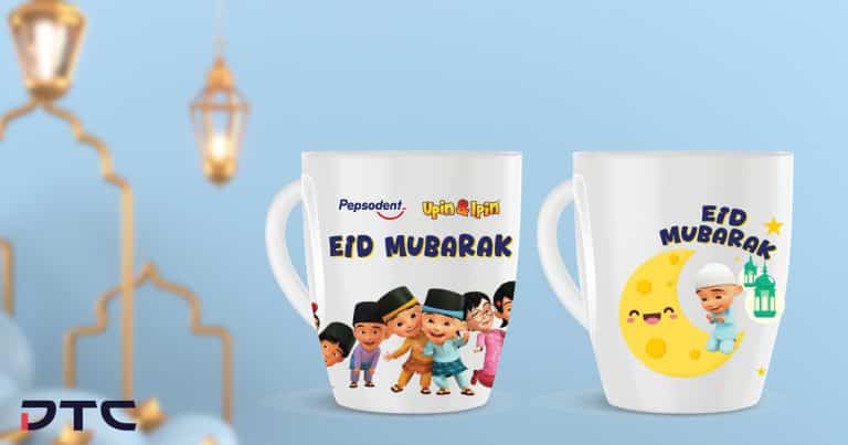 Pepsodent x Upin and Ipin Licensed Character Merchandise Mugs showcase