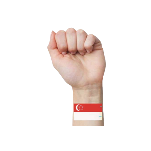 SG flag tattoo