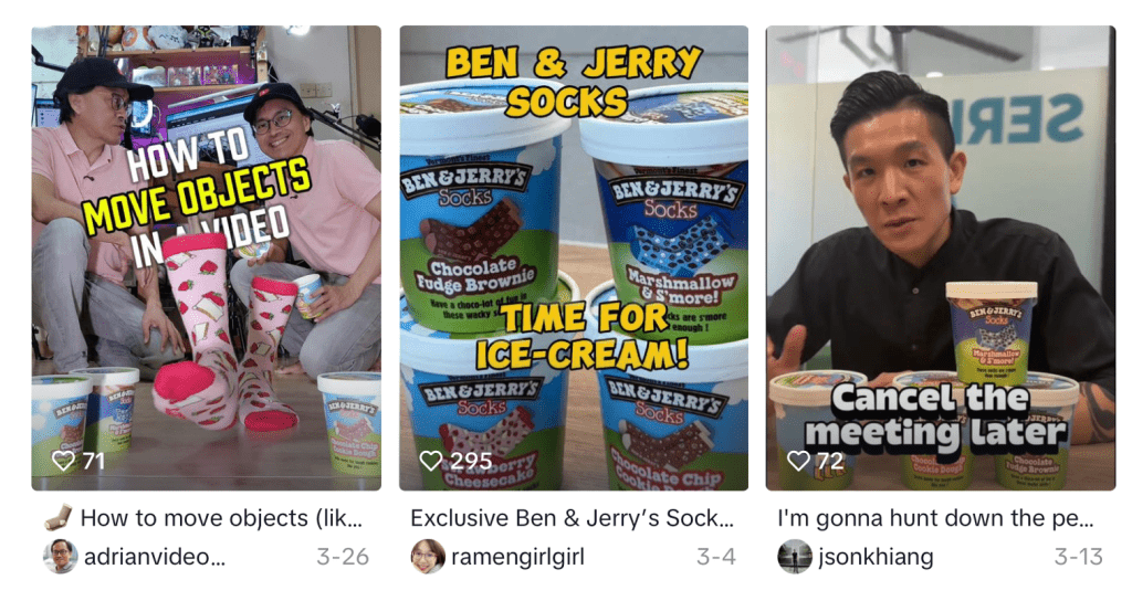 BenandJerry_Tik_Tok_Video