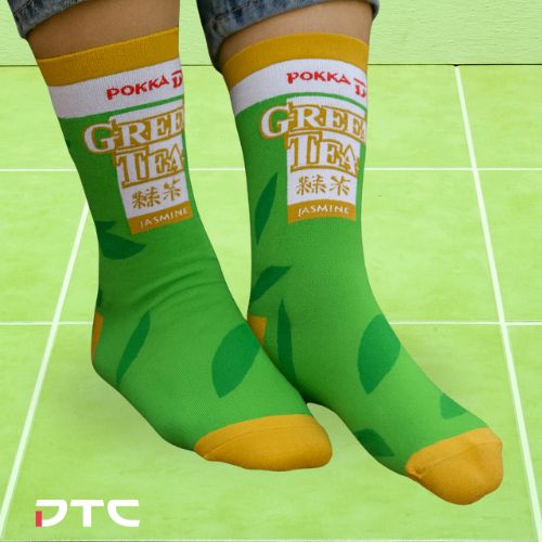POKKA green tea socks