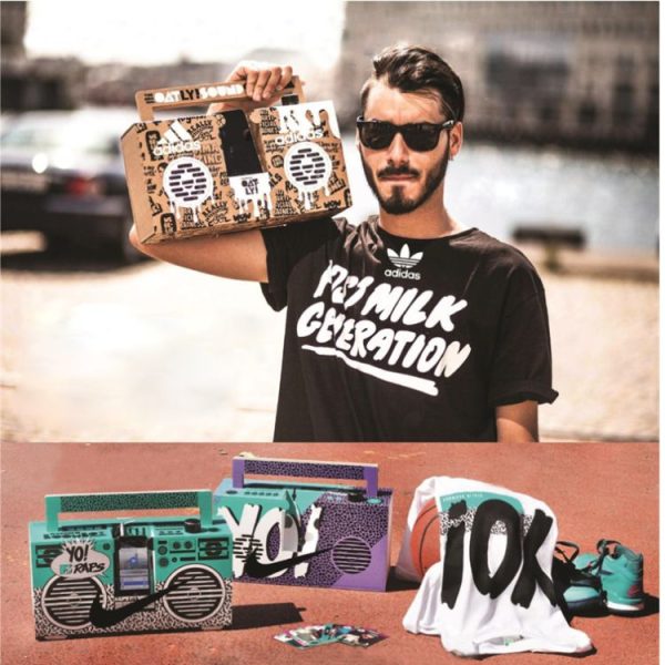 E558-Cardboard Induction Boombox