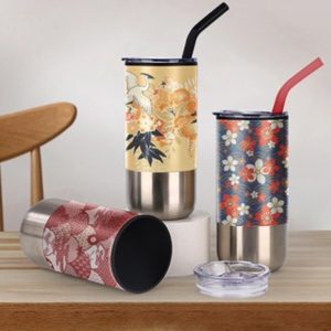 Stainless Steel Tumbler With Straw