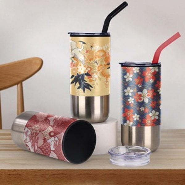 Stainless Steel Tumbler With Straw