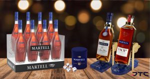 Martell Premium POSM showcase