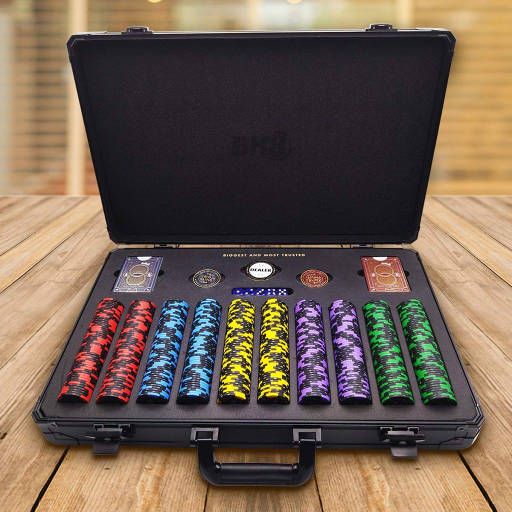 Custom Poker Set for BK8 Malaysia; premium poker set gift