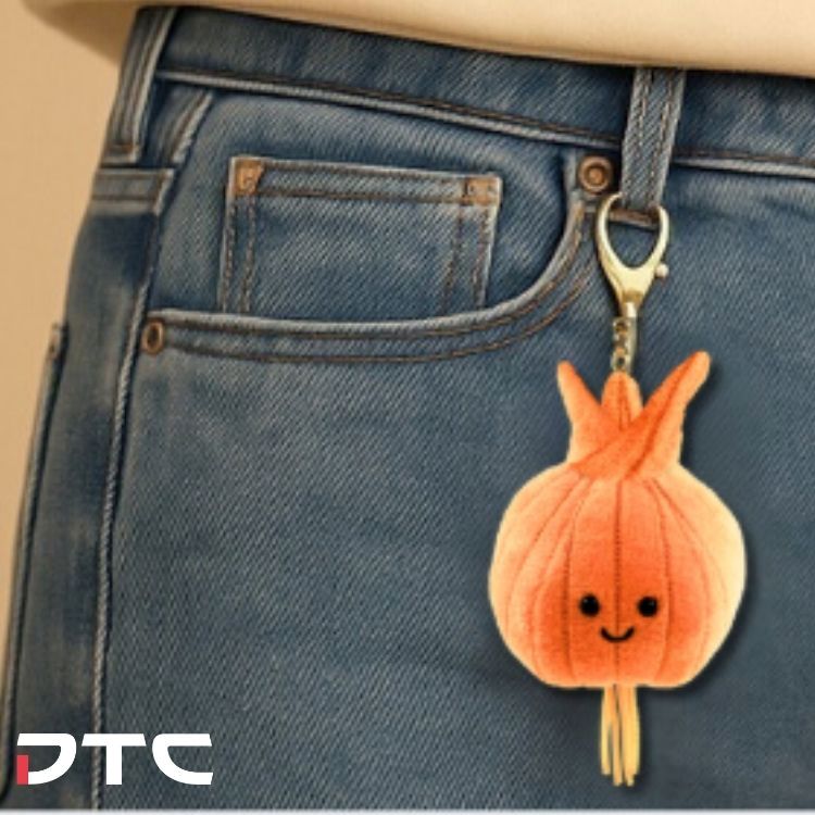 Lee Kum Kee Plushie Keychain - Shallot design