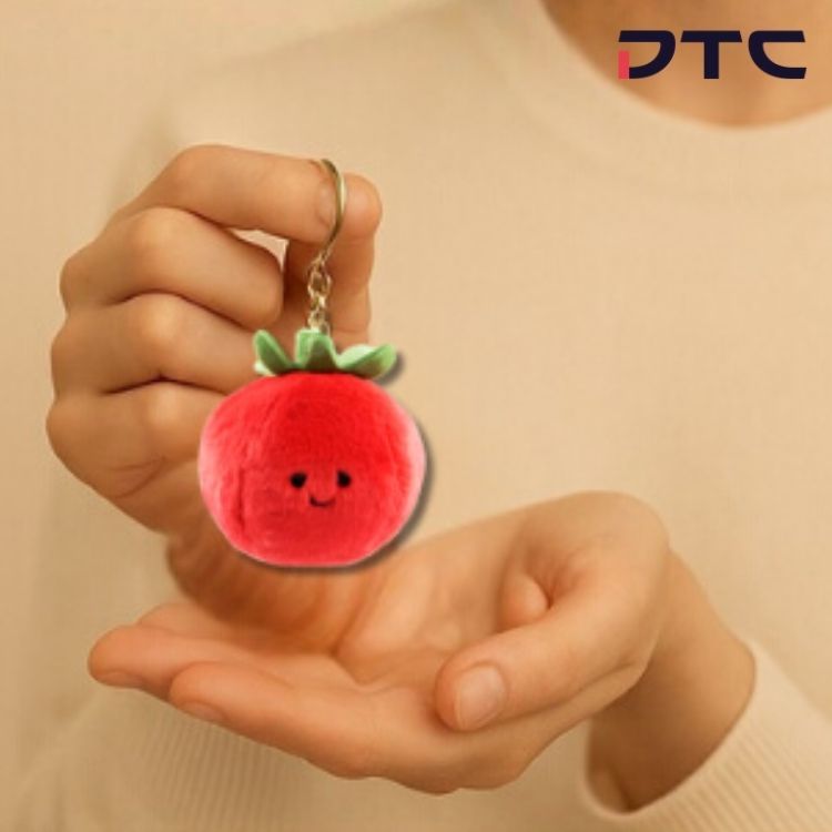 Lee Kum Kee Plushie Keychain - Tomato design