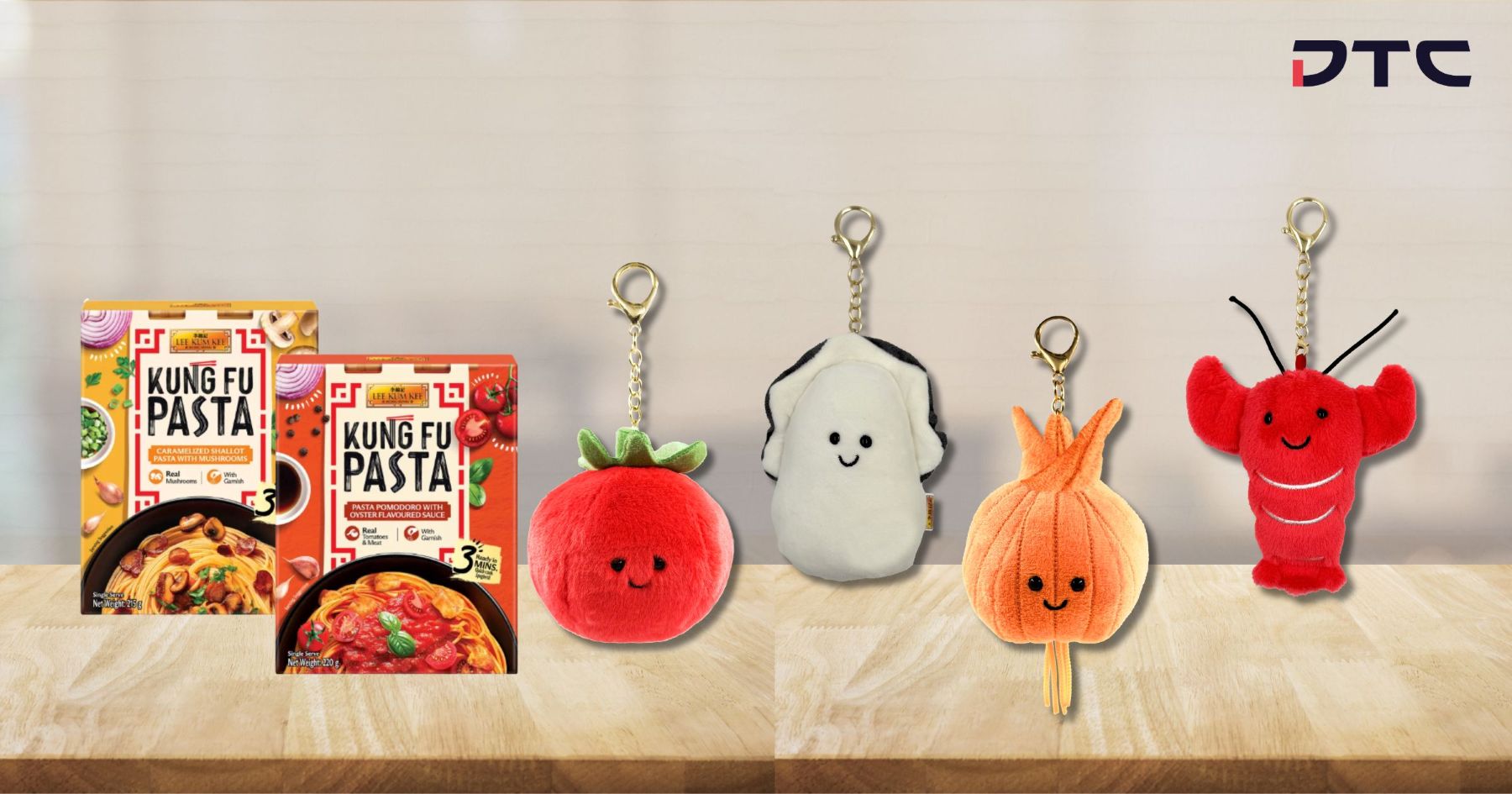 Lee Kum Kee custom plush keychain gift with purchase campaign by DTC World