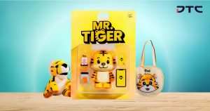 Maybank Mr. Tiger collectible figurine for promotional campaign