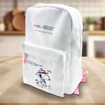 Evian x Snoopy backpack