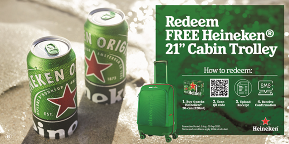 Heineken Cabin Trolley redemption - Gift redemption portal by DTC World