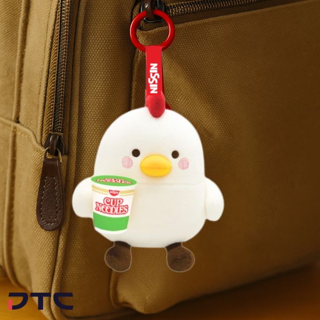 Nissin Cup Noodles Plush Keychain - Chicken design