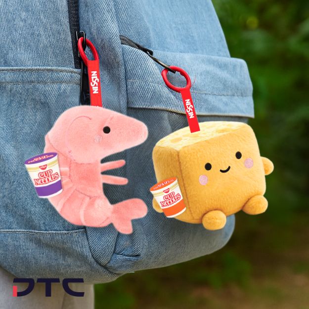 Nissin Cup Noodles Plush - Shrimp & Tau Pok designs