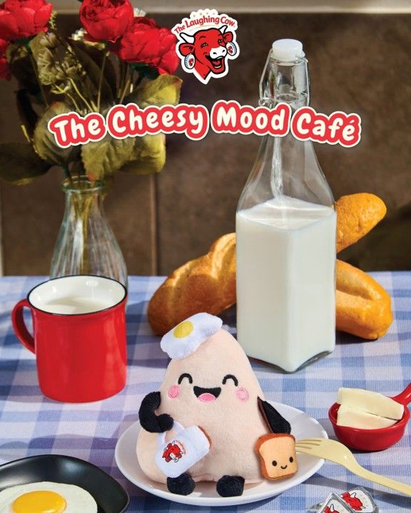 The Laughing Cow Malaysia - social media post on Egg-cited