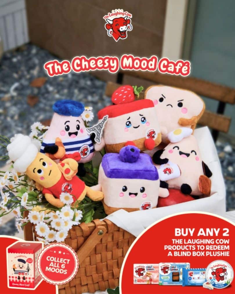 The Laughing Cow blind box plushie in Malaysia