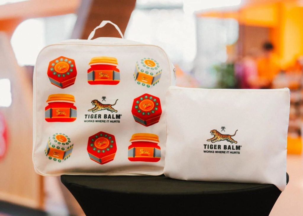 Tiger Balm Organiser Pouch set. Image credit: Changi Airport