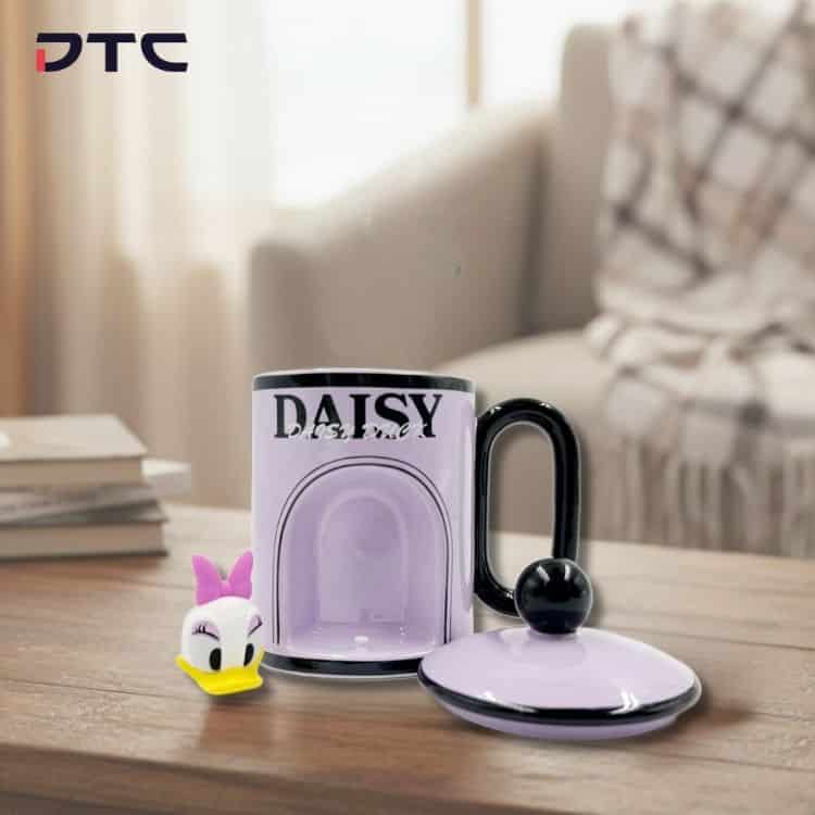 Daisy Duck mug developed as part of the licensed character drinkware collection.