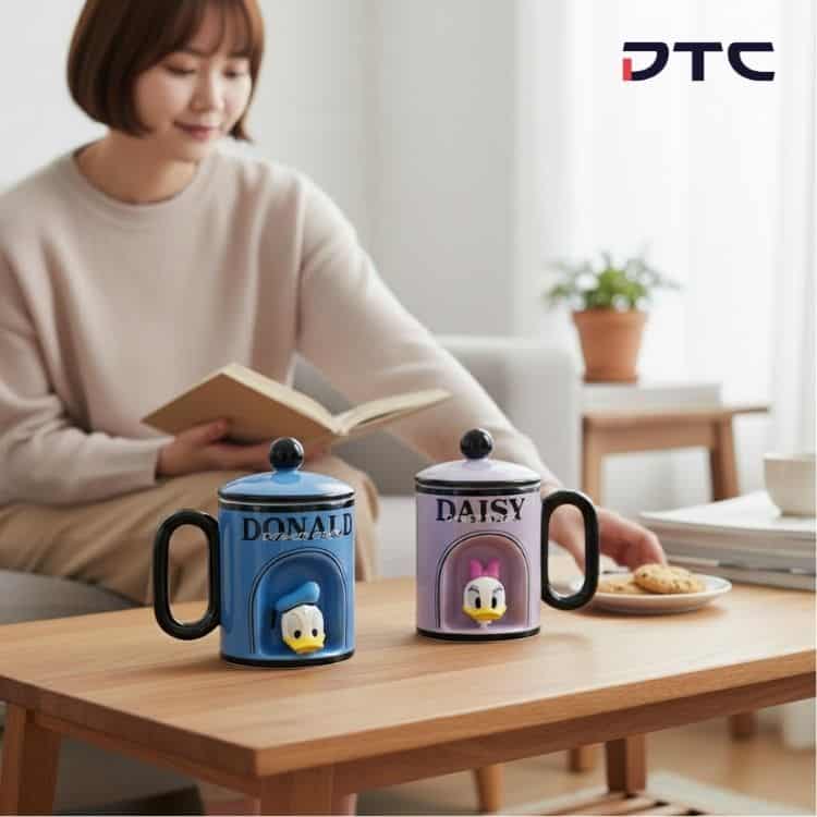 Disney collectible mug series created for Cold Storage in-store campaign.