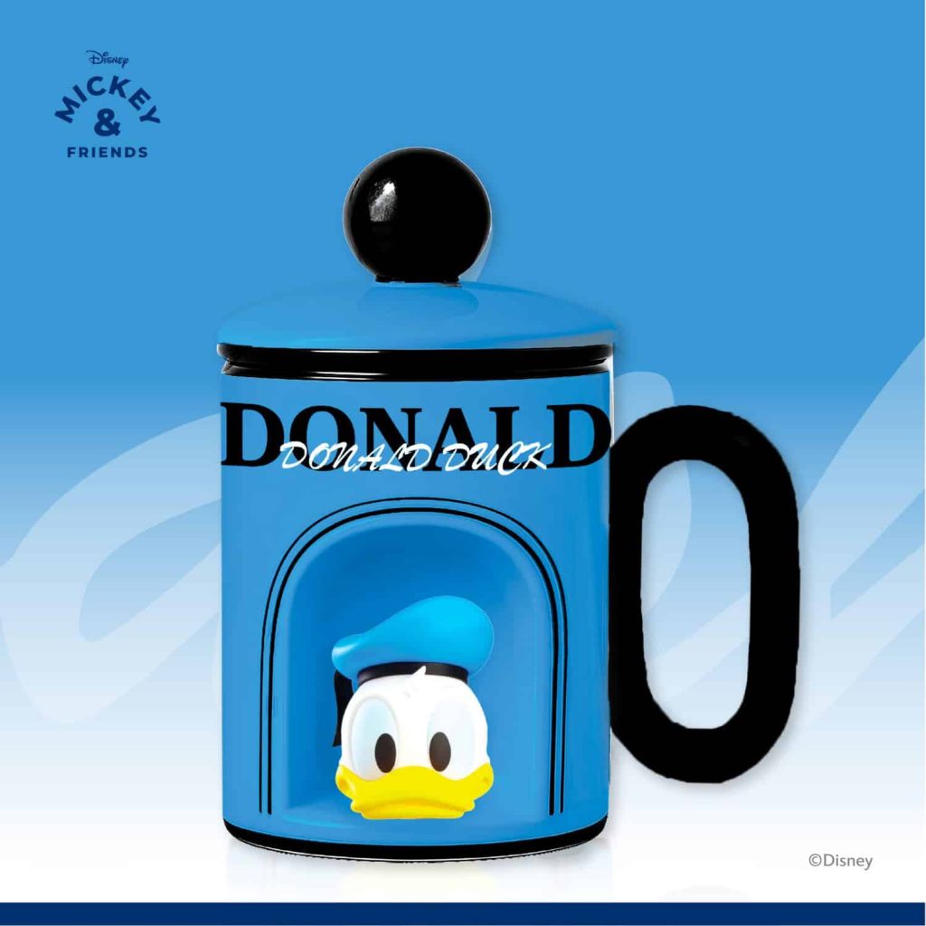 Donald Duck collectible mug Disney retail activation
