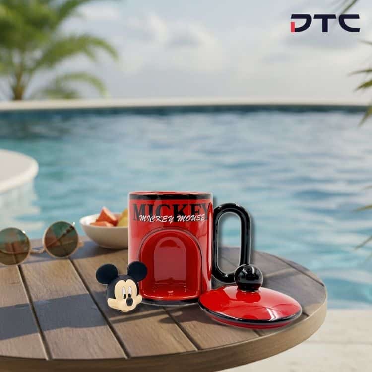 Mickey Mouse mug developed as part of the character drinkware series.