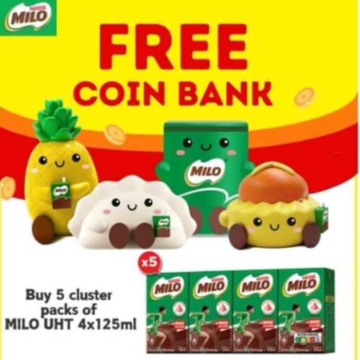 Festive Milo coin bank series created for 2026 gift with purchase campaign