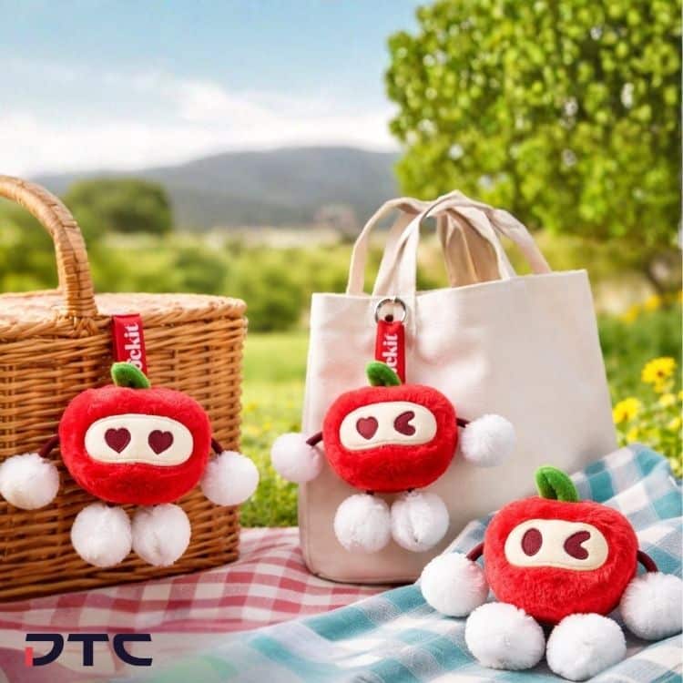 Collectible plush keychains produced for Rockit Apple Vietnam