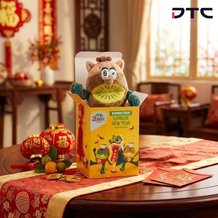 Zespri Kiwi Brothers festive plush keychain blind box secret collectible lifestyle display