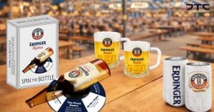 Erdinger Oktoberfest festival promotional merchandise including mugs apparel plush and collectibles