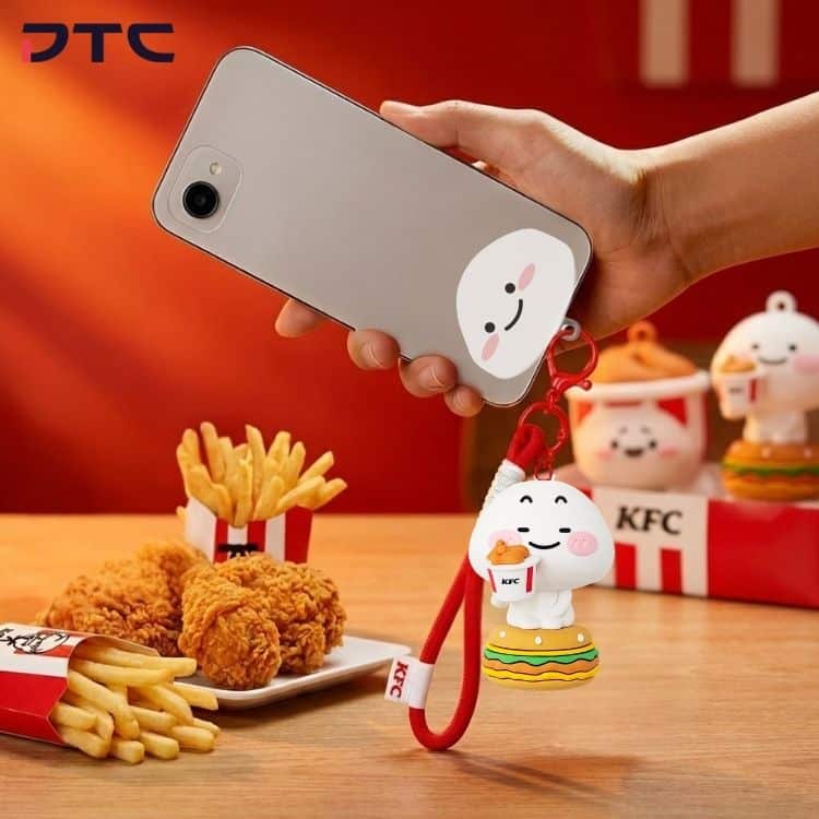 Delulu Quby phone charm licensed character gift Malaysia promotion