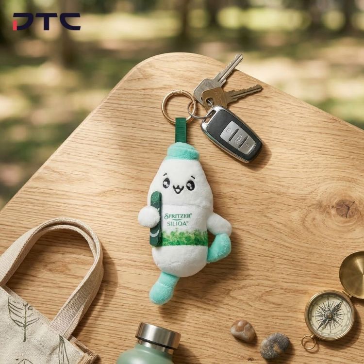 Siliqa Squad fitness themed custom plush character representing joint flexibility