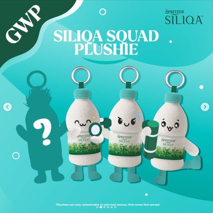 Spritzer Siliqa Squad custom plush character merchandise collection campaign Malaysia