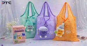 Custom plush and foldable bag promotional merchandise for ARTISTRY Beauty Buddies campaign in Malaysia