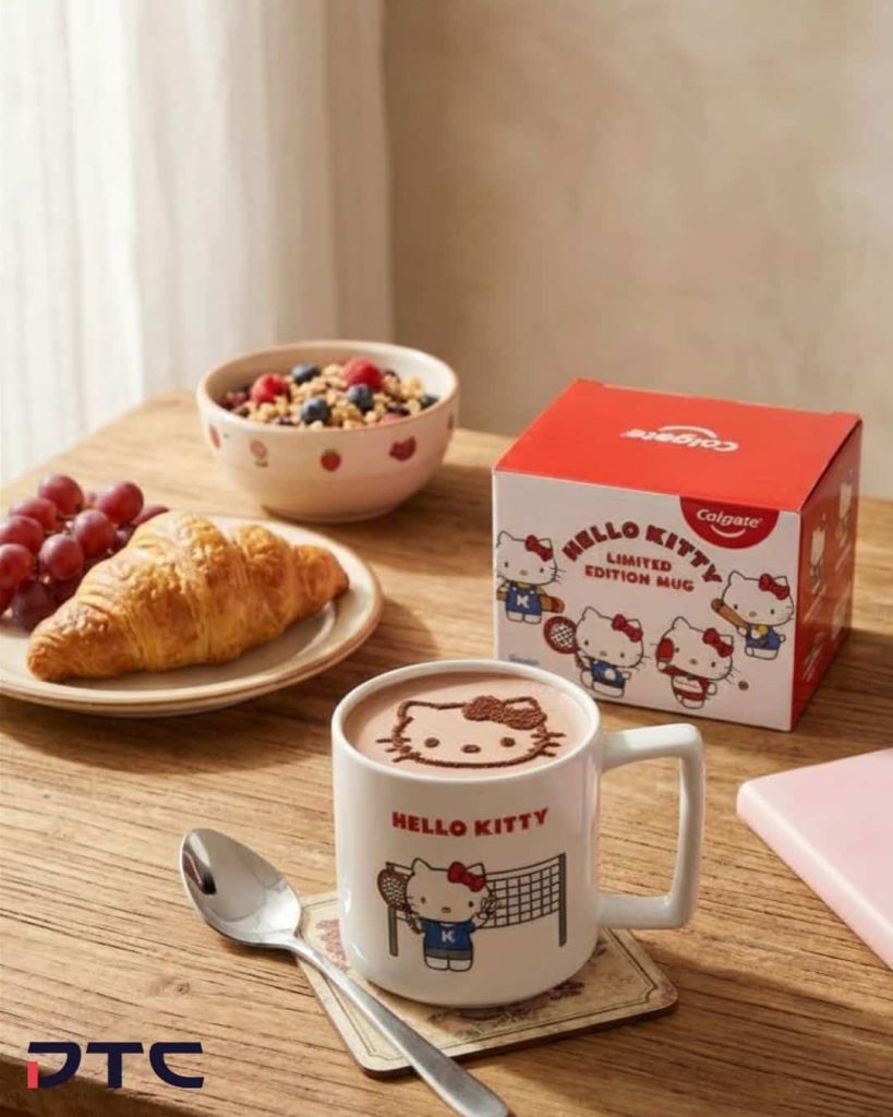 Hello Kitty mug collectible gift with purchase Malaysia promotional merchandise