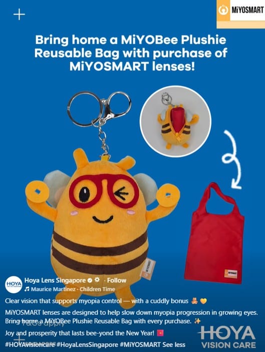 MiYOBee Plushie Reusable Bag campaign