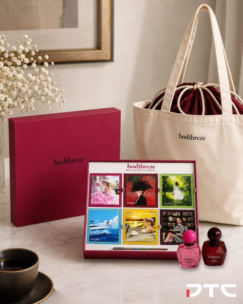 Bodibreze PR Kit Malaysia with custom tote bag and storybook presentation