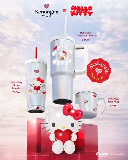 Kenangan Coffee Malaysia promotion - Hello Kitty merchandise