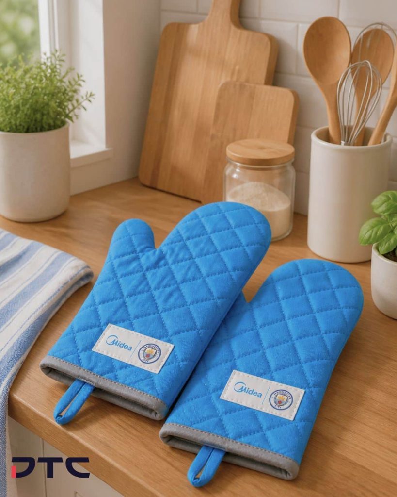 Midea ManCity gloves promotional merchandise