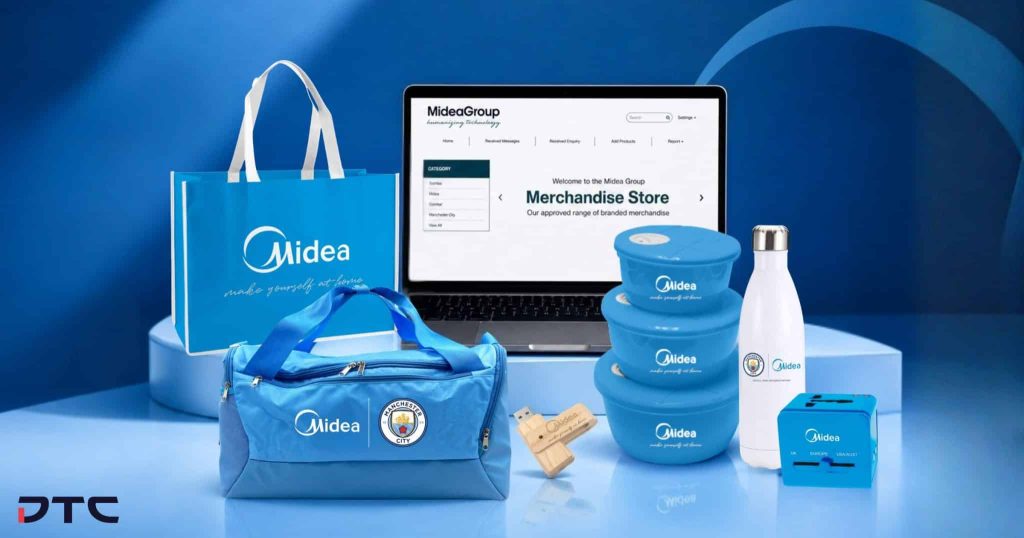 Midea Group corporate webstore merchandise portal Malaysia global fulfilment DTC World