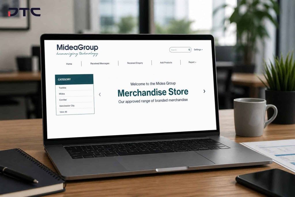 Midea centralised merchandise ordering portal corporate webstore Malaysia DTC World