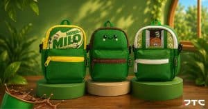 Beg sandang mini Milo for Milo on-pack promotion and gift with purchase campaign in Malaysia
