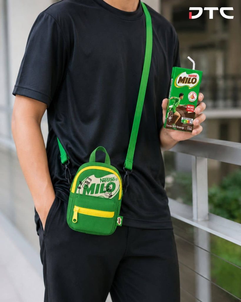 Free Milo Bag gift with purchase promotion at Lotus's Malaysia during Milo campaign