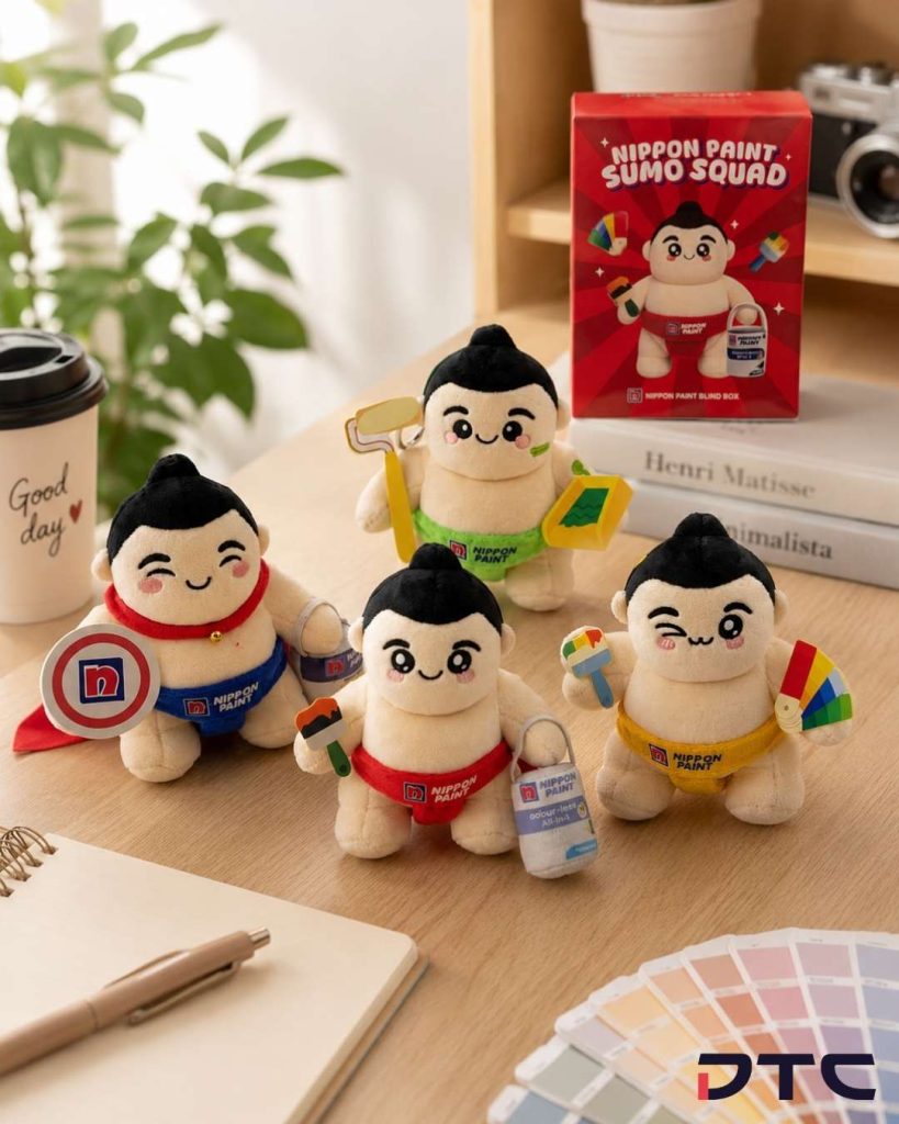 Nippon Paint Sumo Squad Plush Blind Box - event gift