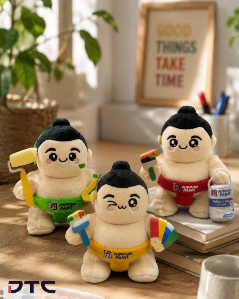 Nippon Paint custom plushies
