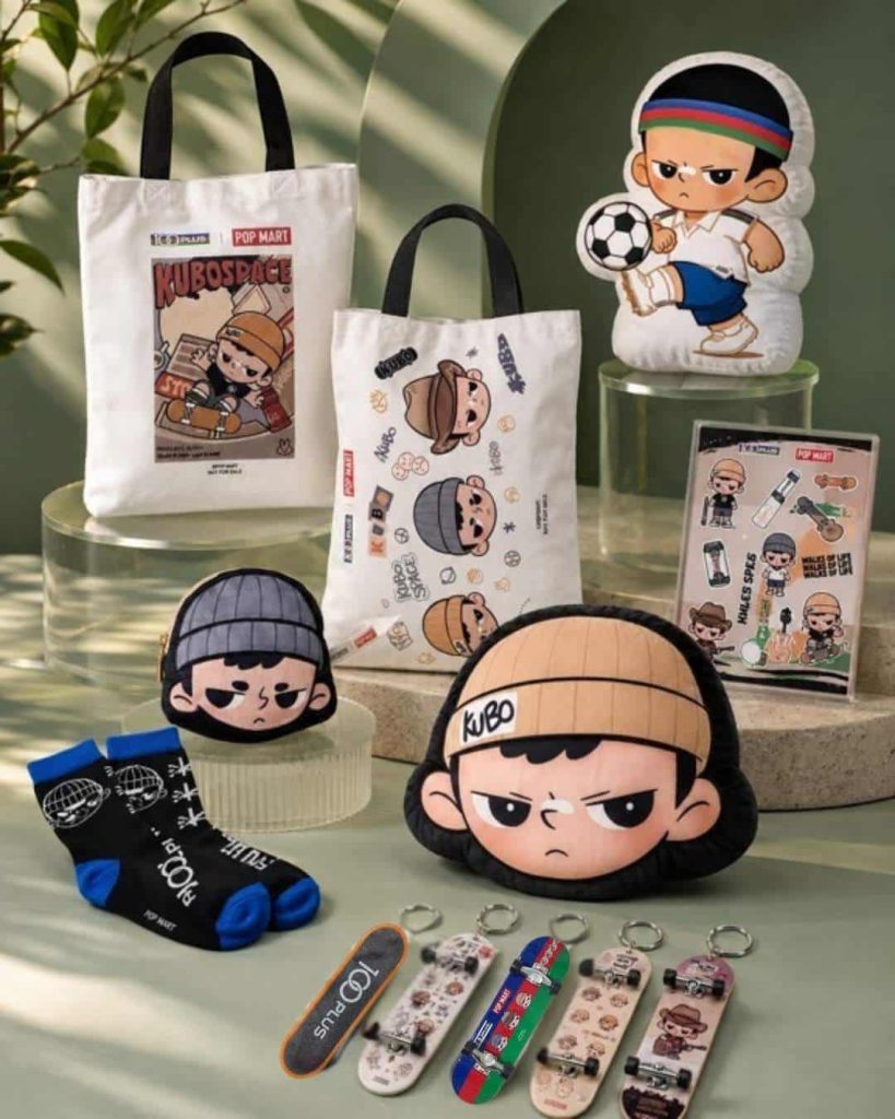 100PLUS x POP MART KUBO campaign merchandise collection distributed across Malaysia and Singapore