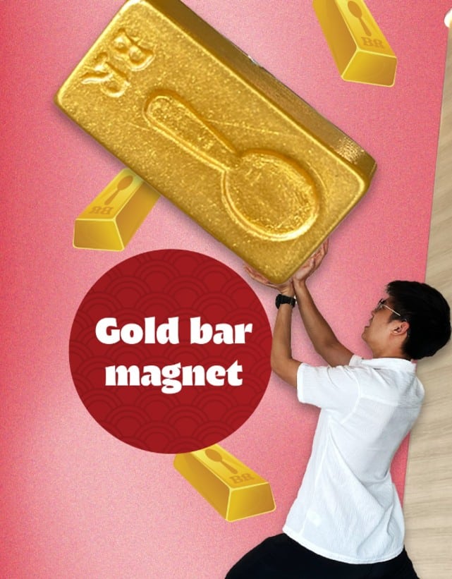 Baskin-Robbins Malaysia - Golden Choco BReak gift-with-purchase magnet series - Gold Bar design